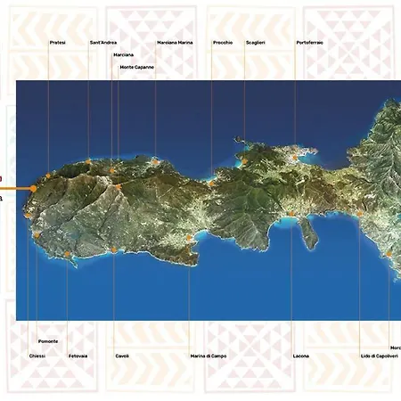 アパート Casa Maja I Colombi - Goelba マルチャーナ